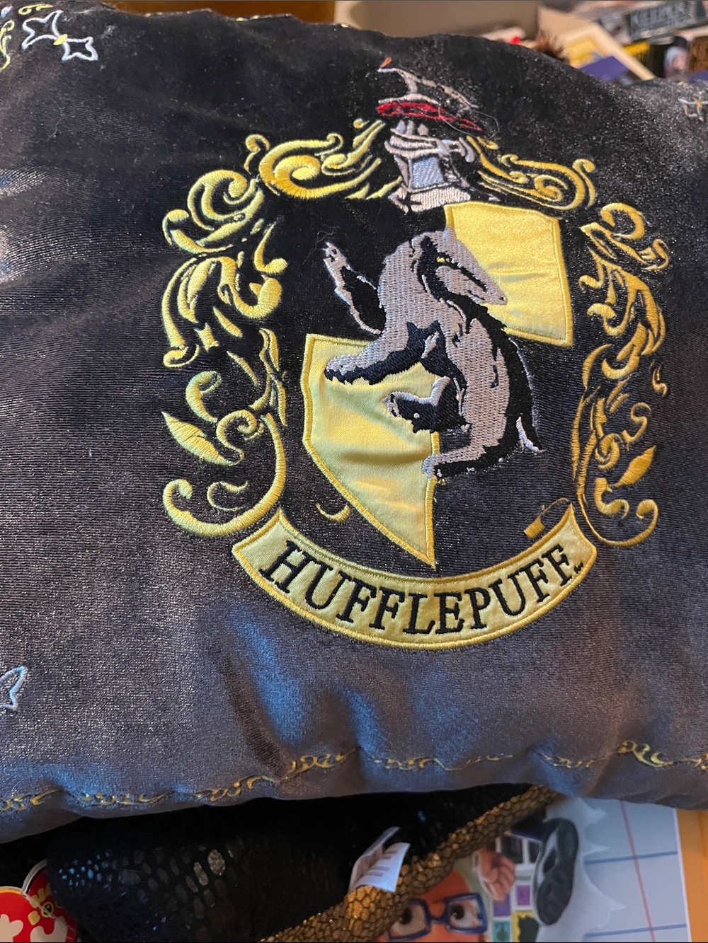 Harry Potter hufflepuff pillow